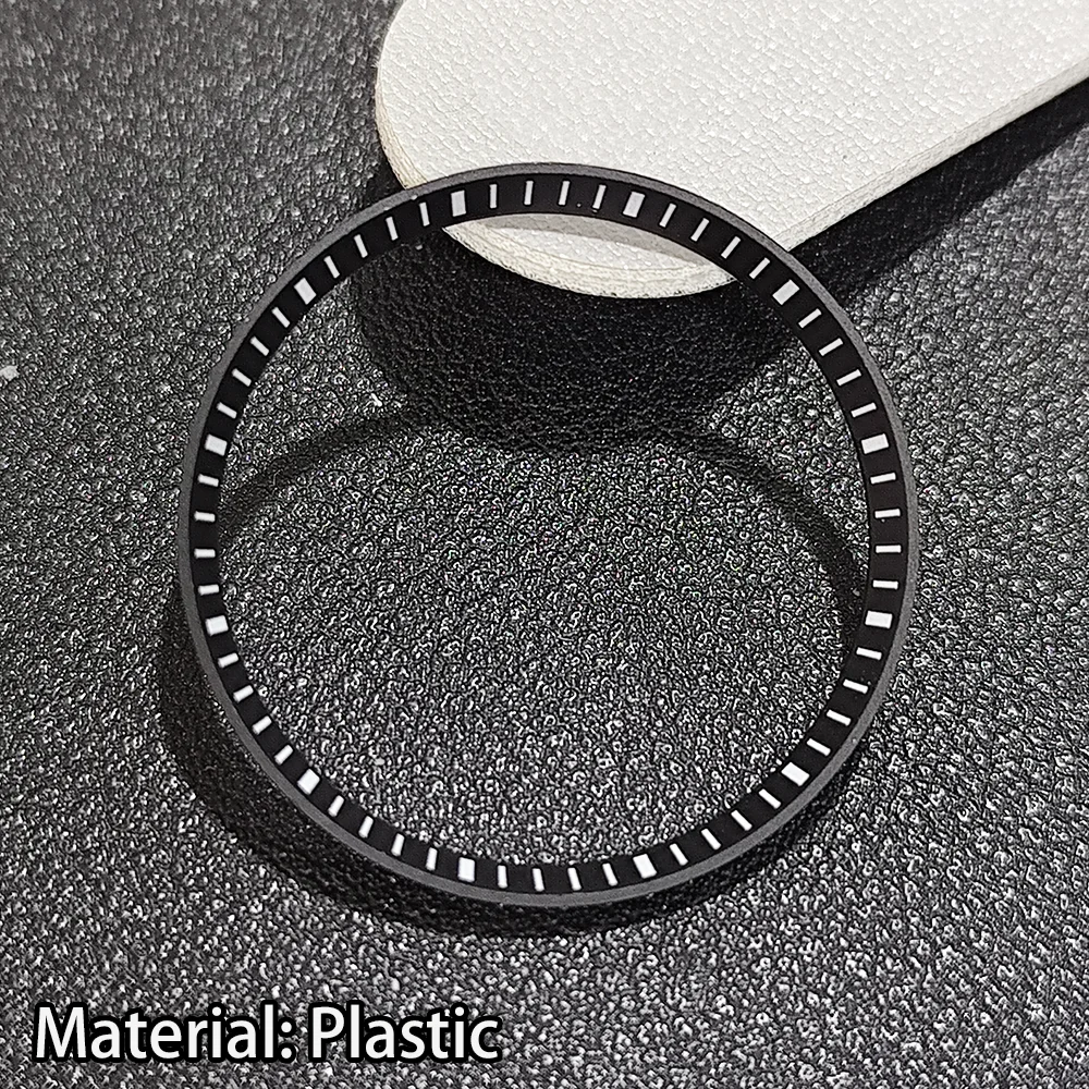 Watch Chapter Ring For NH35 NH36 Watch Case Replace Plastic Inner Ring Size 30.5mm×27.5mm Watch Refit Parts Watch Inner Ring