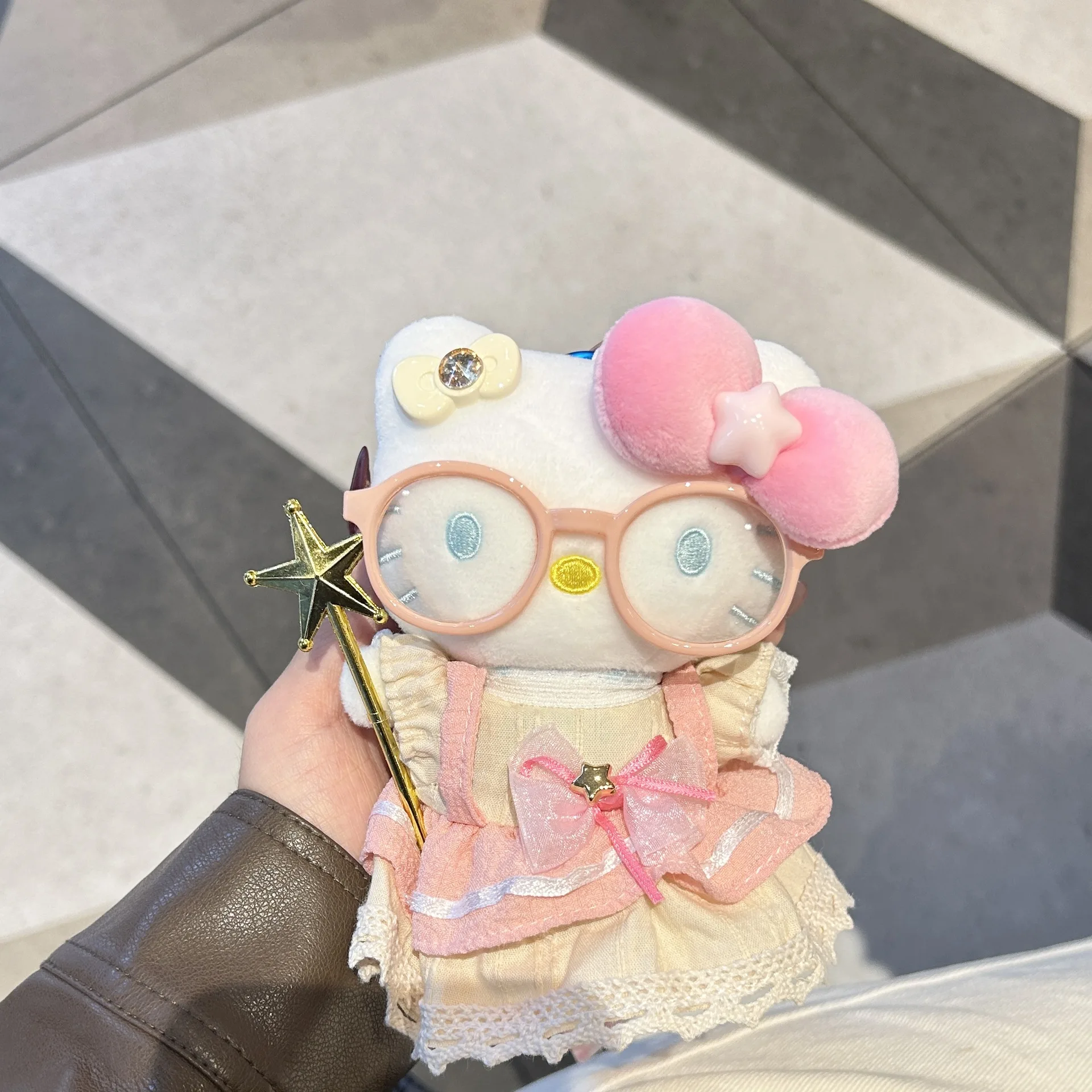 

Hello Kitty Keychain Sweater Overalls Doll Bag Accessory Keychain Gift Trendy Accessory