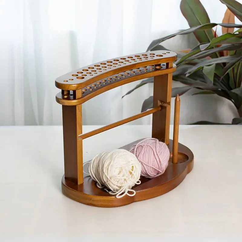 Yarn Ball Holder Large Capacity Yarn Holder & Dispenser Craft Enthusiasts Convenient Yarn Ball Holder Double-Layer Design Sturdy