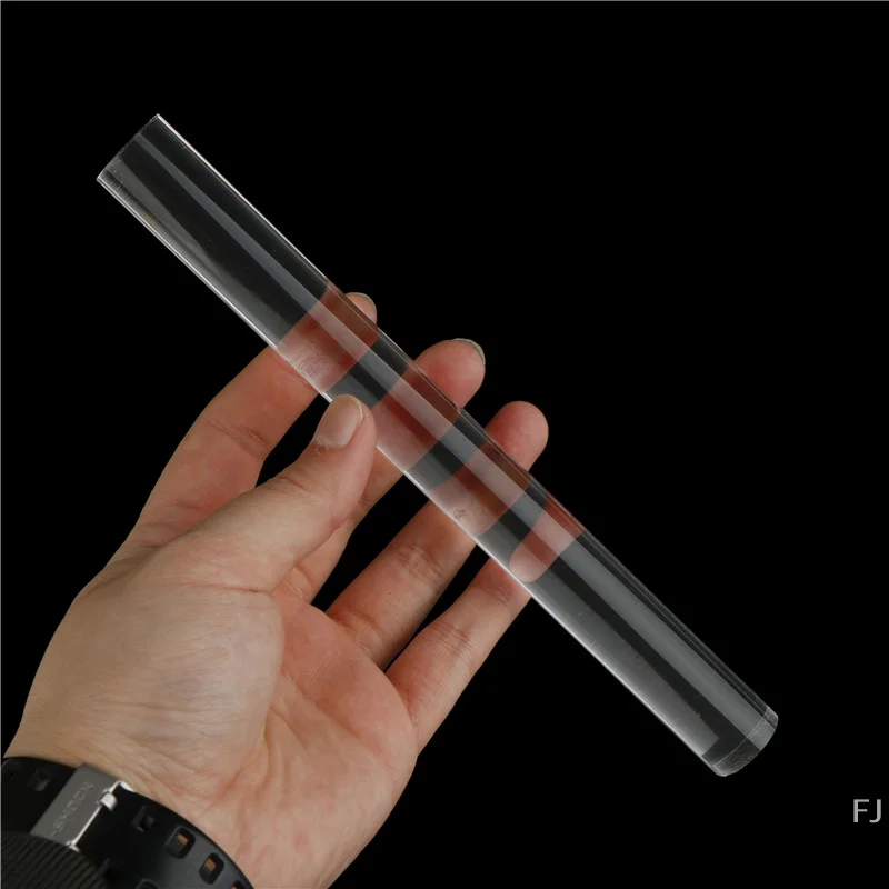 [YU]1pc Transparent Acrylic Solid Roll Clay Rolling Fondant Baking Pastry Roller