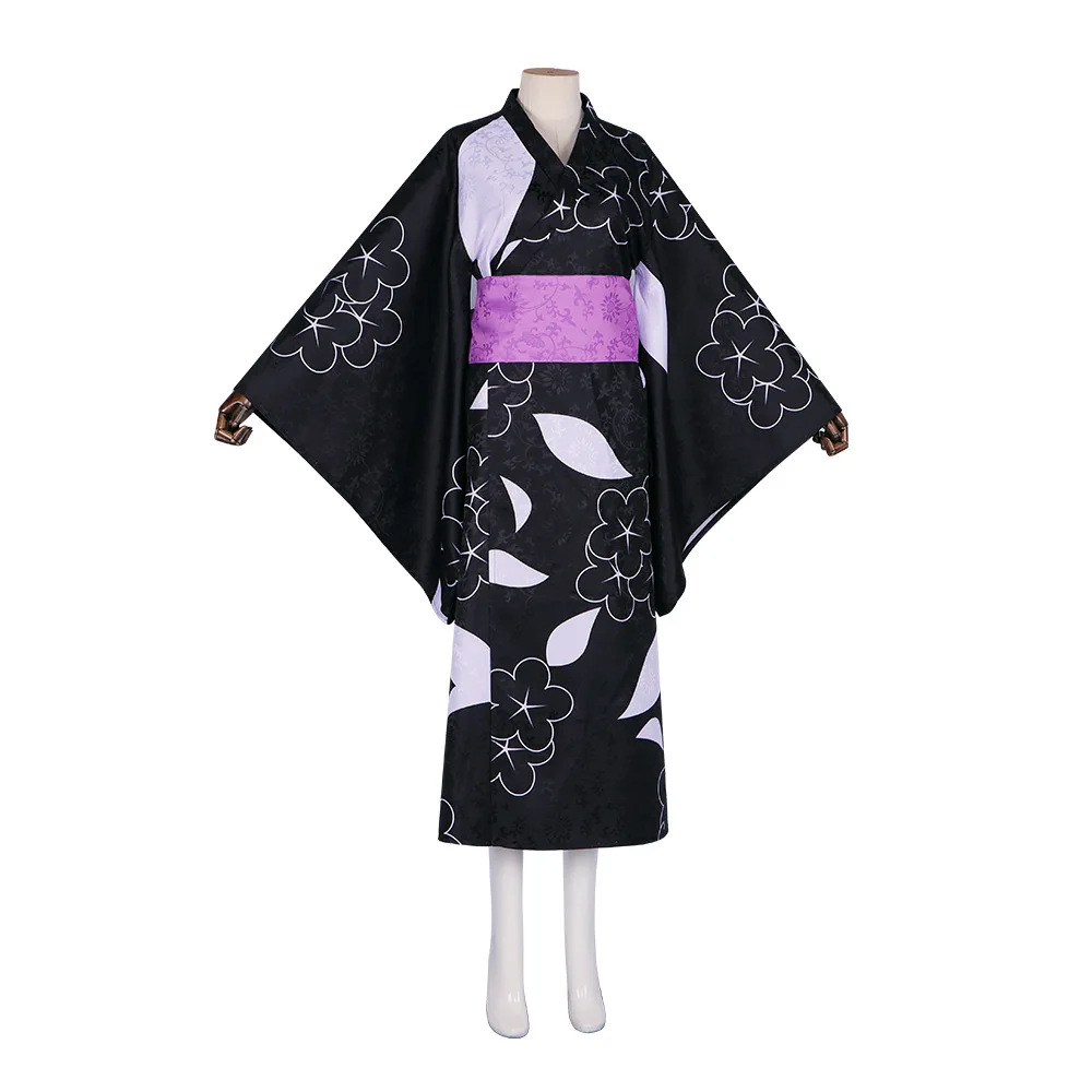 Marin Kitagawa Cosplay Costume My Dress-Up Darling Floral Yukata Kimono Full Set Women Anime Halloween Comic Con Party Outfit - Image 2