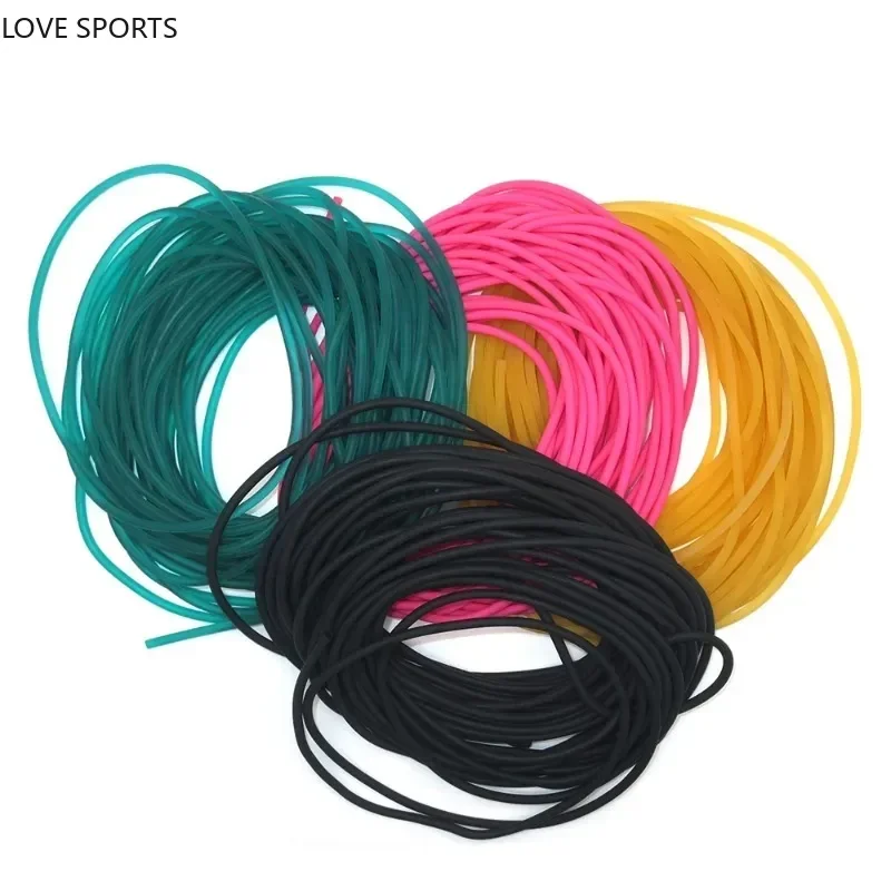 5-10M Elastic Diameter 3mm Soild Rubber Line Good for Fishing Rubber Retractable Ropes Elastic Tennis Slingshot Rope Tied Lines