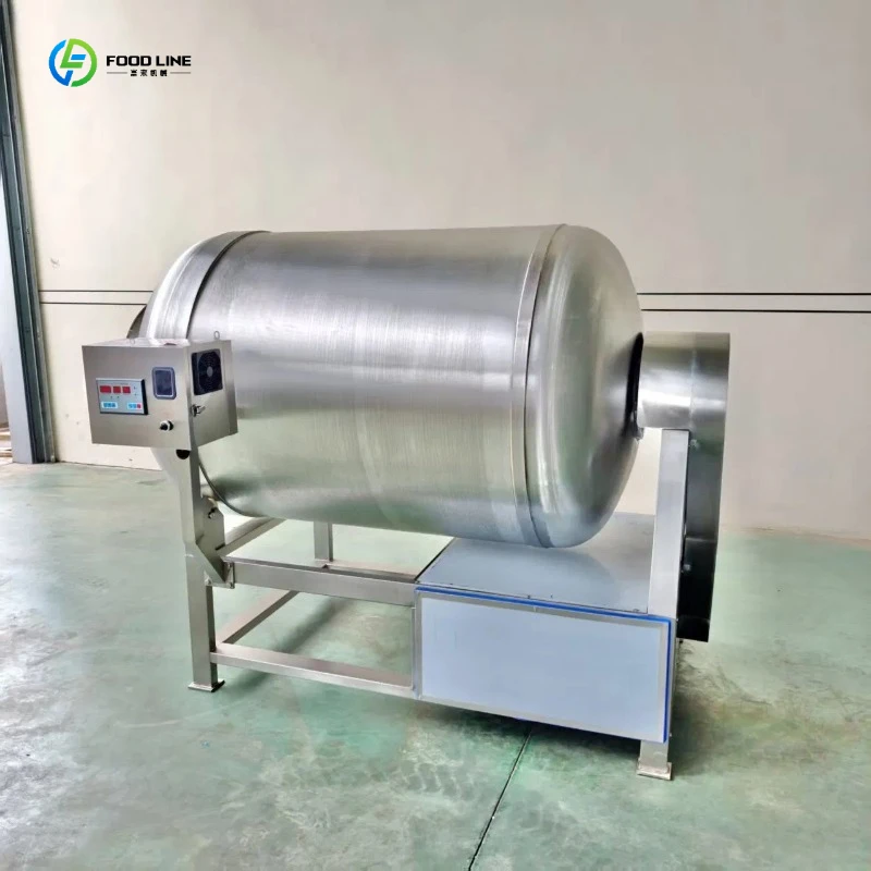 Industrial Vacuum Tumbling Machine Stainless Vacuum Meat Tumbler for Pork Chicken Marinating FL Customized