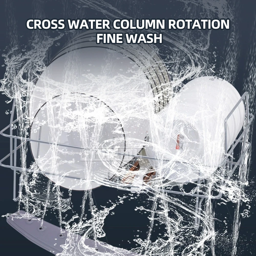 Countertop Electric Dish Washing Machine Kitchen Dish Bowl Lavavajillas