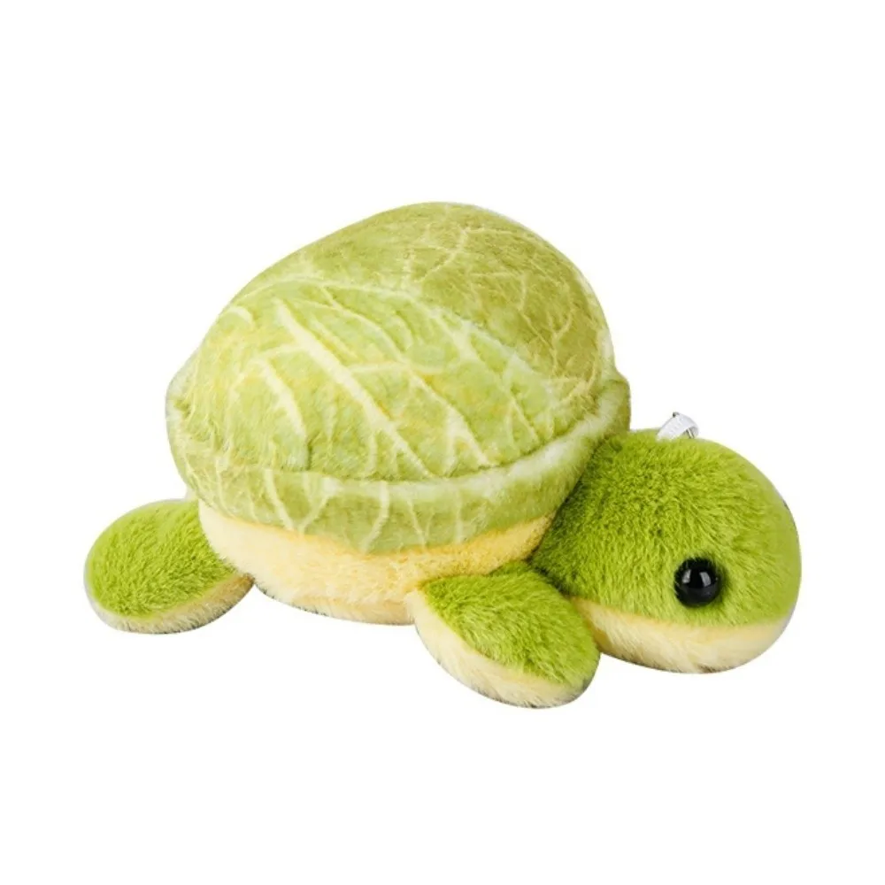 الخضار الملمس بورتل المفاتيح الكرتون القطن السلحفاة حلقة رئيسية الحيوان لينة الخضراء السلحفاة حلقة رئيسية هدية الكريسماس #2
