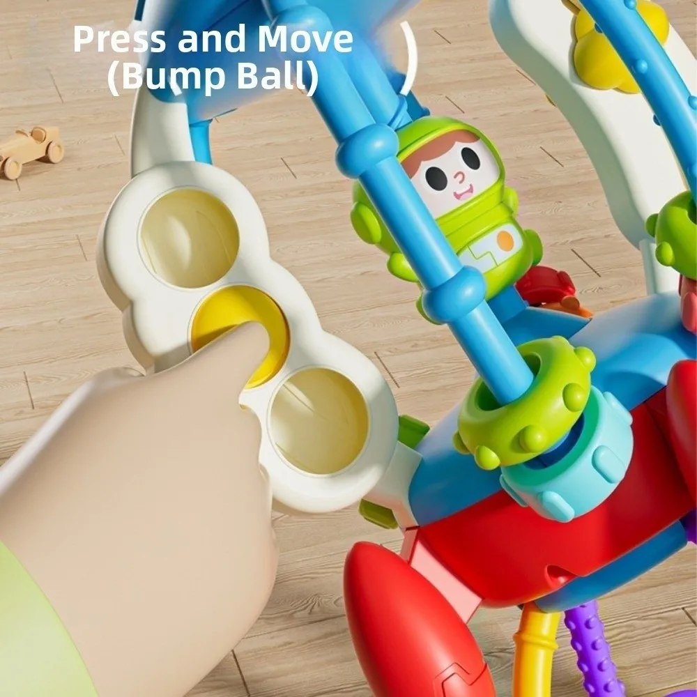 Cartoon Baby Sensory Montessori Early Educational Sensory Development Pull String Sensory Finger Grasp Train