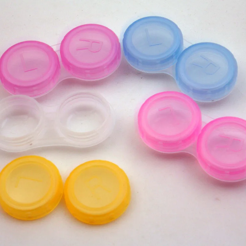 

1/5PCS Mini Colored Contact Lenses Cases Contact Lens Box for Colored Eyes Holder Lens Container Travel Eyewear Accessories Kits