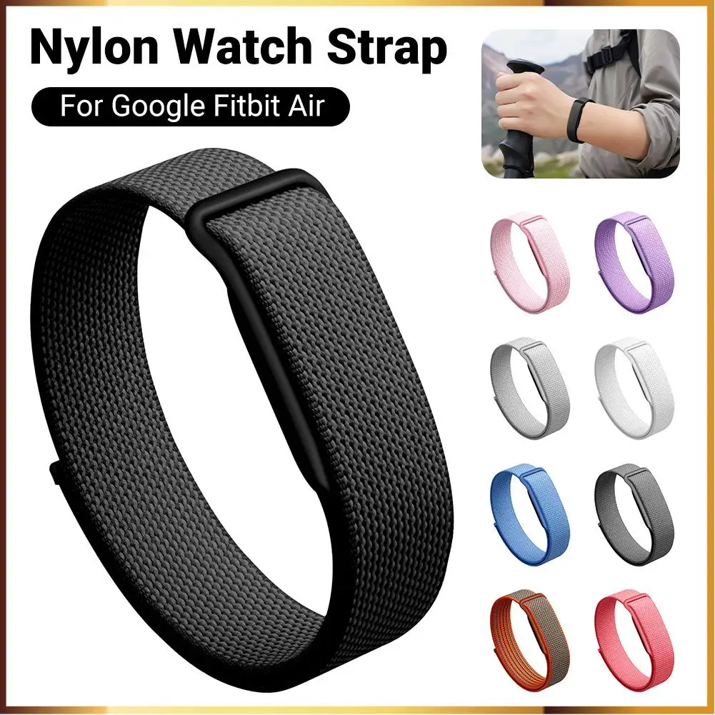 Hook and Loop Strap Replacement for Google Fitbit Air Breathable Sport Loop for Fitbit Air Screenless Fitness Tracker