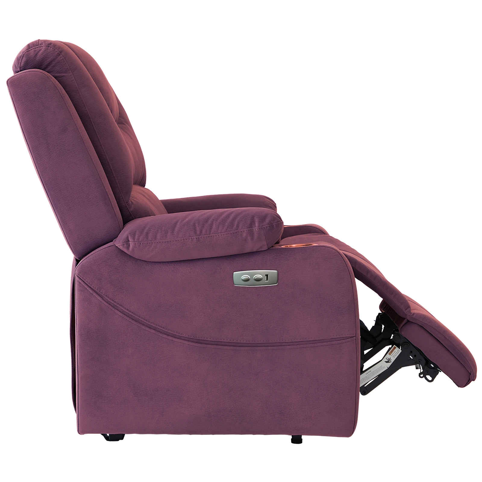 CJSmart-silla reclinable eléctrica de felpa, sofá reclinable para sala de estar, asequible