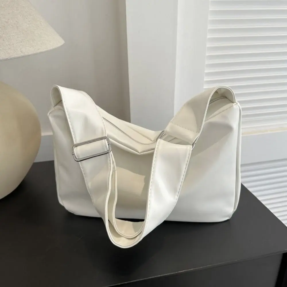 Bolso de hombro portátil elegante para mujer, bandolera informal de estilo coreano de cuero PU, bolso de mano de gran capacidad, bolso de mano para mujer y chica