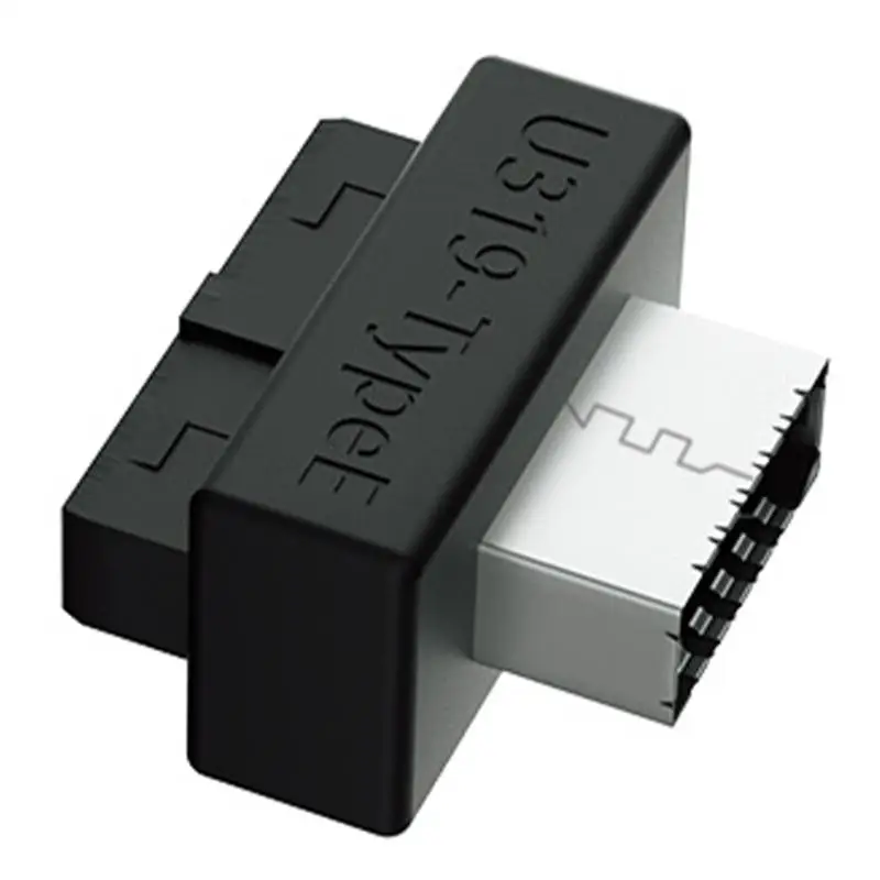 

652F Compact USB3.0 19Pin 20Pin to Type E Connectors Saving Space in Computer Case