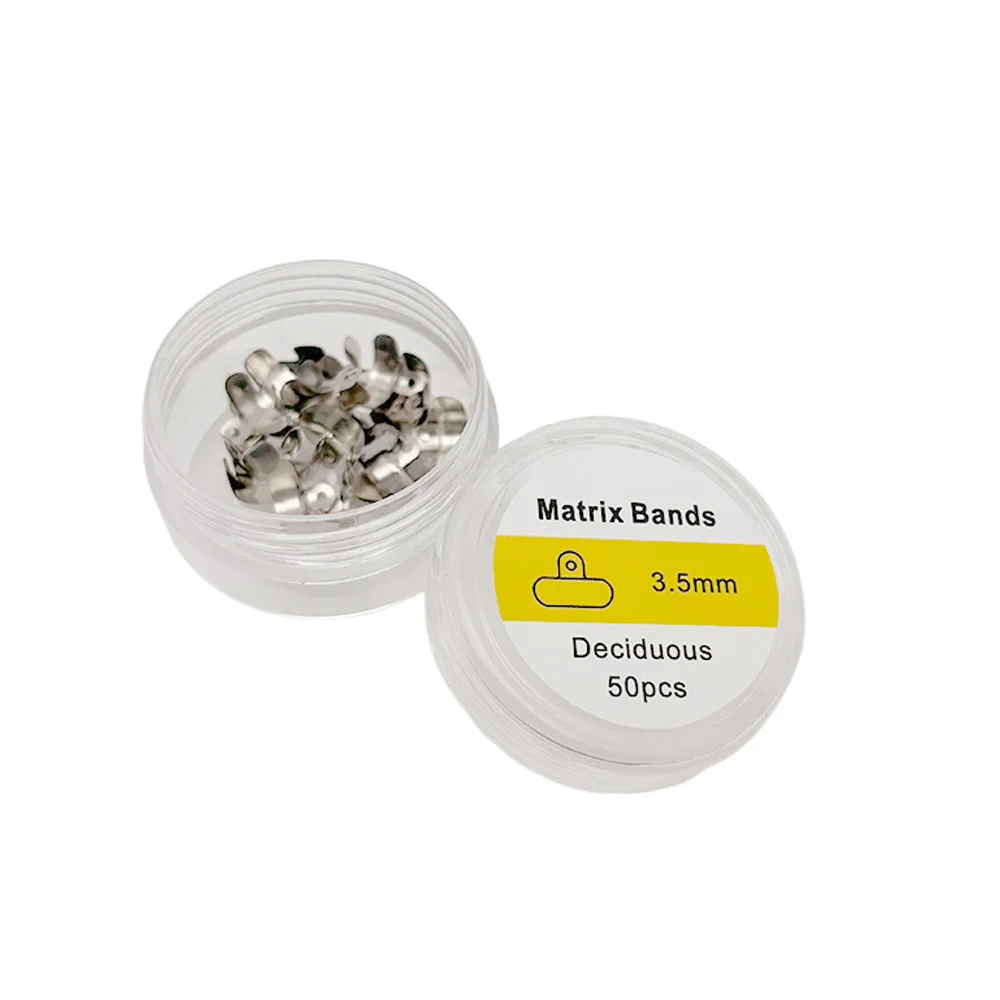 Tandheelkundige Matrix Bands NITI Metalen Matrices Klem Ring Sectionele Voorgevormde Matrix Systeem Vastklemmen Tandarts Gereedschap Tandheelkunde Materiaal