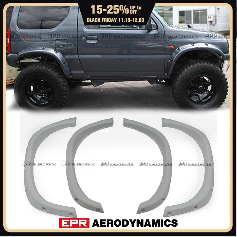 

Car-styling For 98-18 Suzuki Jimny JB23 JB33 JB43 JB53 OFF Style FRP Unpainted Front & rear fender