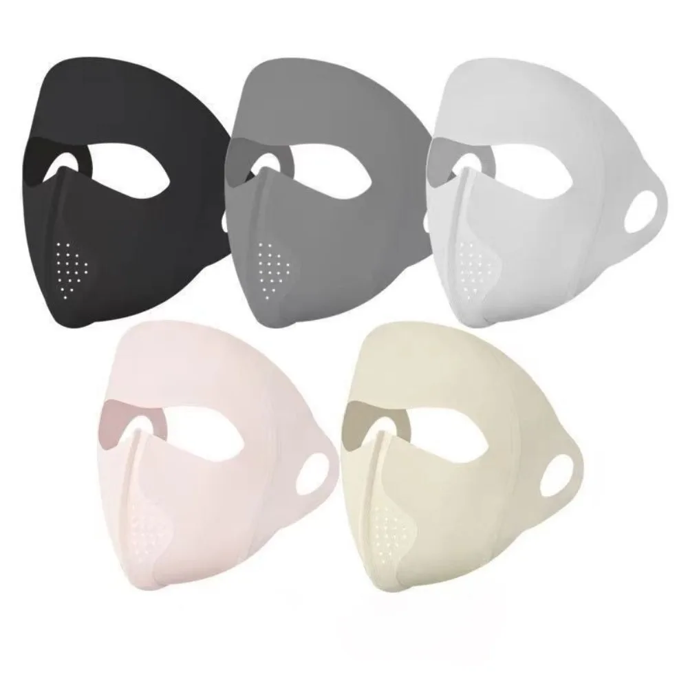 

New Breathable Ice Silk Mask Anti-UV Traceless Riding Face Mask Face Veil Unisex
