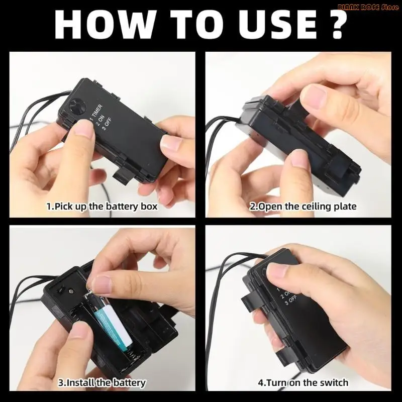 K1AE حزمة من 2 عيون LED متوهجة لديكورات الهالوين تعمل بالبطارية مقاومة للماء للحفلات الخارجية مع ألوان متعددة #4