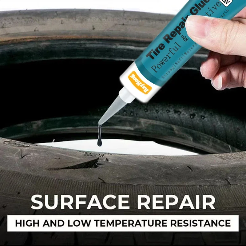 Car tire repair, tire crack repair agent, tire adhesive, quick repair