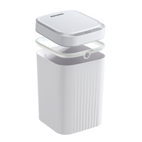12L Intelligent Trash Can Smart Sensor Dustbin Electric Automatic Rubbish Can USB Waterproof Dustbin Home Induction Garbage Bin