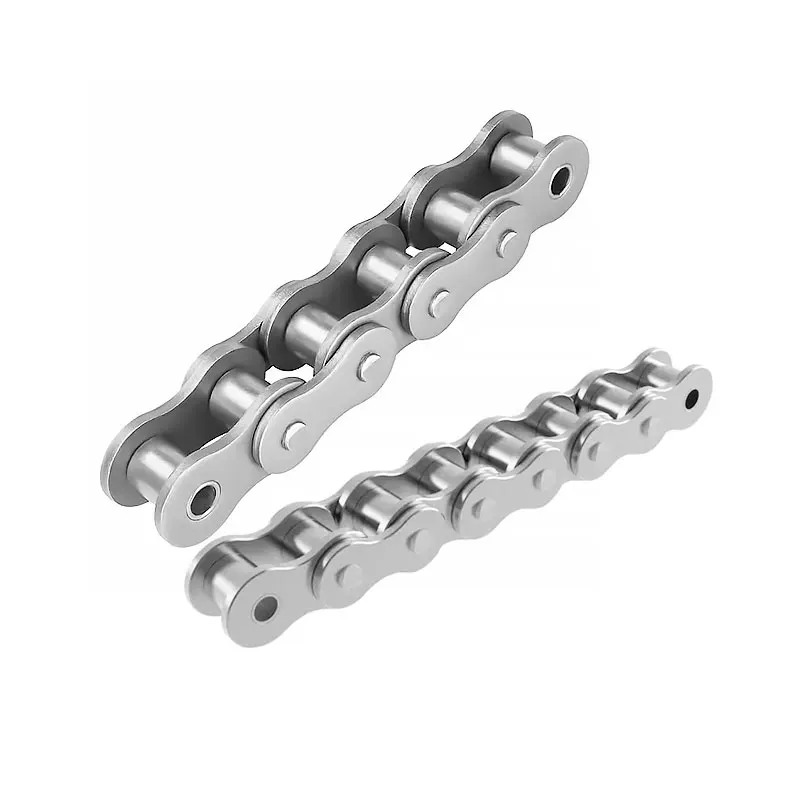 304 Stainless Steel Roller Drive Chain 1 Inch 16AB Transmission Parts for 4 Points 08B08A 5 Points 10AB 6 Points 12AB Conveyors
