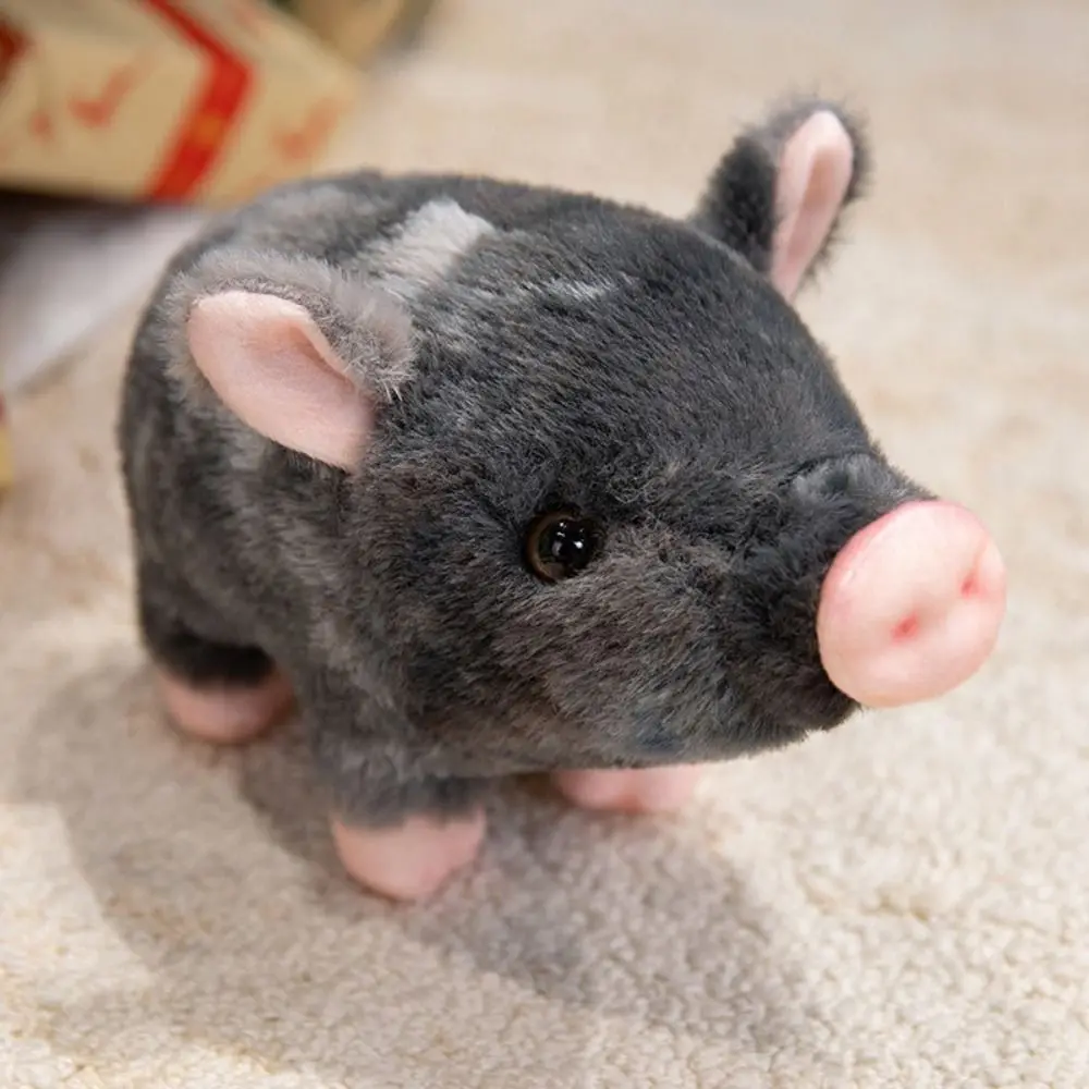 Cerdito de peluche suave, cómodo al tacto, cerdito esponjoso, juguete de peluche, animales de peluche bonitos y agradables para la piel, regalo para novia