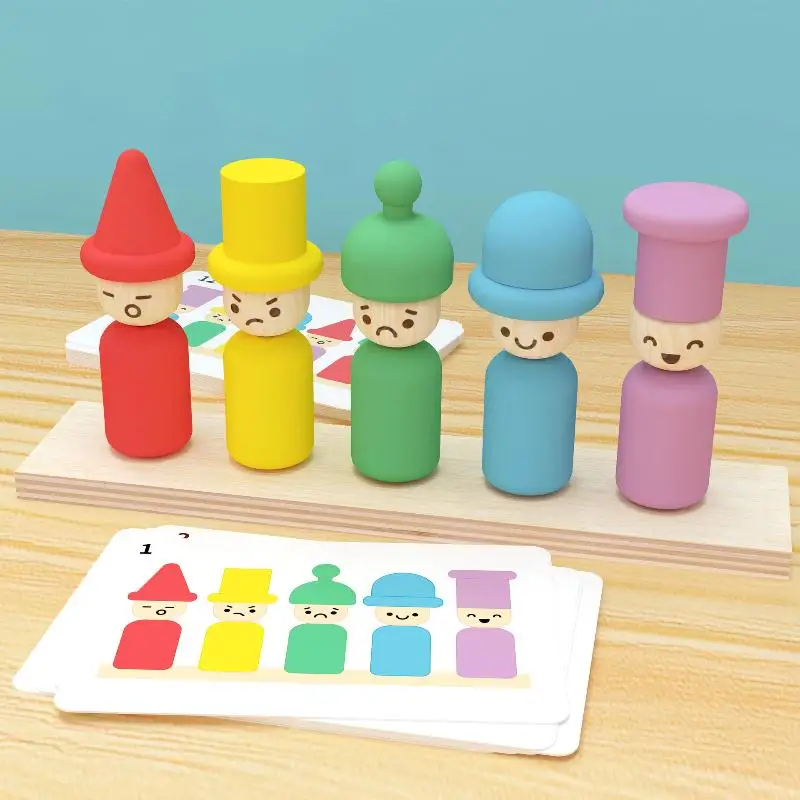 ของเล่นดนตรีแบบซ้อนสีสำหรับเด็กมอนเตสซอรี่ ฝึกการประสานงานระหว่างมือและตา สำหรับการศึกษาปฐมวัย