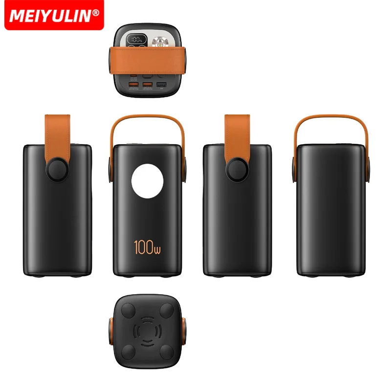60000mAh 100W Power Bank Portable Large Capacity External Spare Battery Powerful Fast Charger For Laptop iPhone Outdoor Samsung
