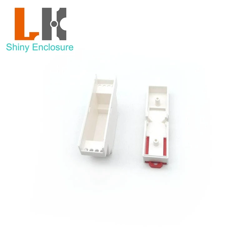 Pequeno alojamento do instrumento da montagem do trilho do RUÍDO, caixa de junção do PLC do trilho do RUÍDO, Shell plástico da eletrônica, caso do projeto, 88x24x59mm