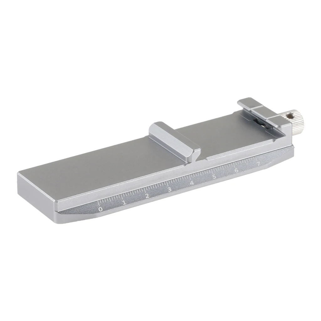 BGNing Metall-Schnellwechselplatte für DJI RS 4 Mini, kompatibel mit Arca-Swiss-Montageplatten, Kamerakäfigen und L-Platten, verstellbar – Detail 9