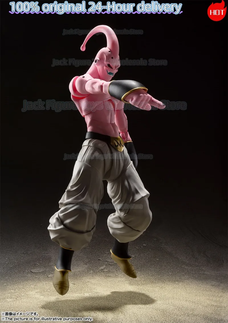 En Existencia Bandai Original S.H. Figura de Acción Figuarts Majin Buu Evil de Dragon Ball Z, Modelo de Juguete Coleccionable