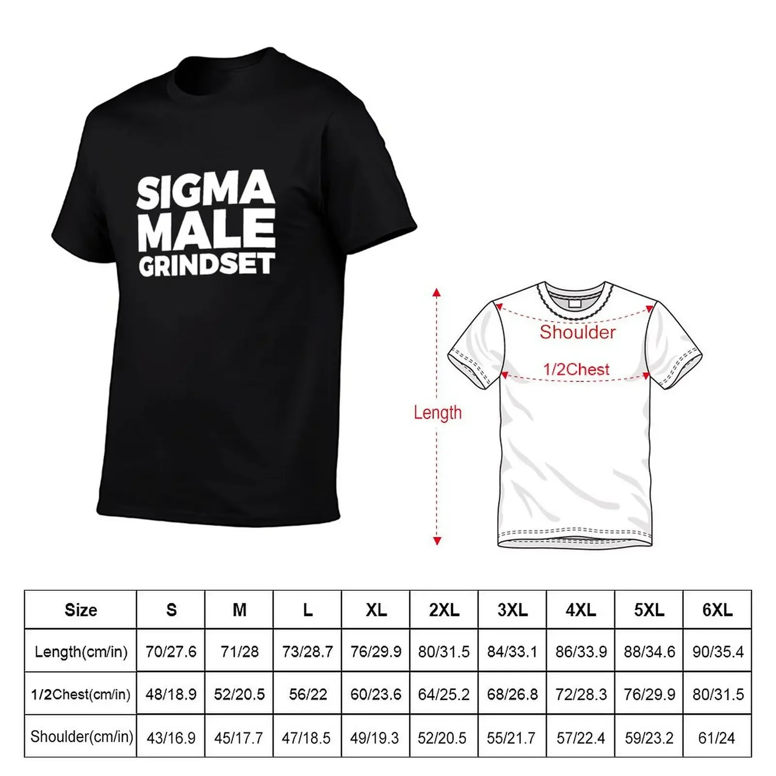 Sigma Male Grindset T-Shirt summer top vintage anime shirt quick-drying t shirts men