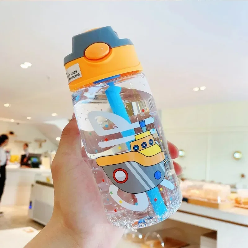 

Kids Water Sippy Cup Creative Cartoon Baby Feeding Cups with Straws Leakproof Water Bottles Outdoor Portable Children's Cups