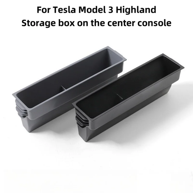 

For Tesla Model 3 Highland Center Console Storage Box Tesla NEW Model 3 Storage Box Car Interior Accessories