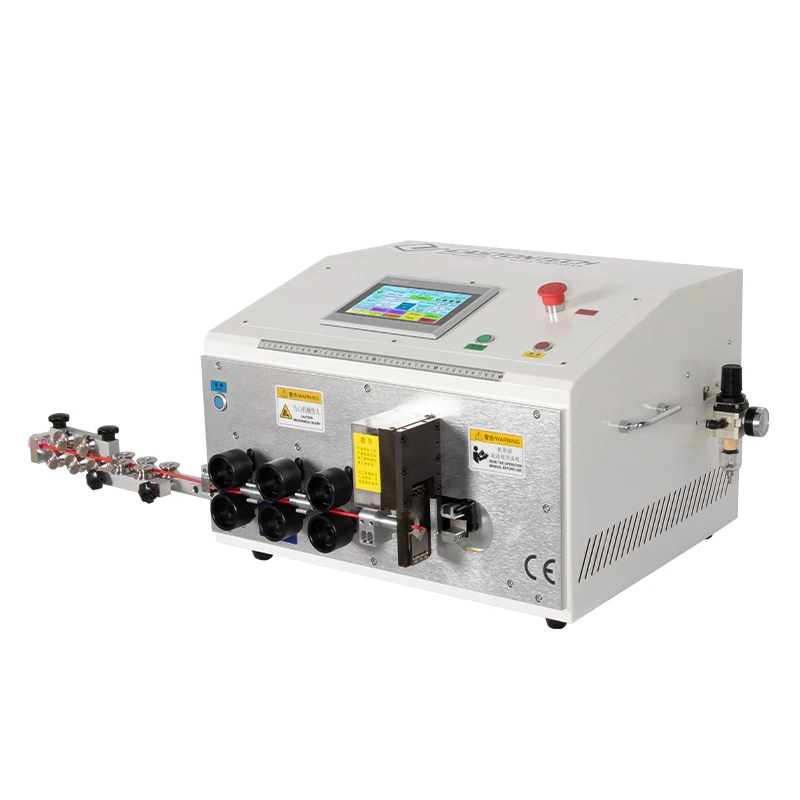 EW-08D 2D آلة تجريد وتجريد الأسلاك الكهربائية 1.5-35mm2 كابل آلات الانحناء الأوتوماتيكية بالكامل