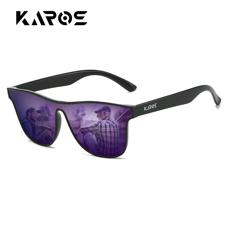 

KAROS Polarized Driving Sunglasses TAC Lens PC Frame UV400 Glare Reduction Classic Design for Men Women