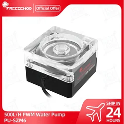 FREEZEMOD Thin Pump 550L/H Ultra-thin PWM speed control 4cm thick For OD50MM Reservoir Range 3M MOD Water cooler Pump PU-SZM6
