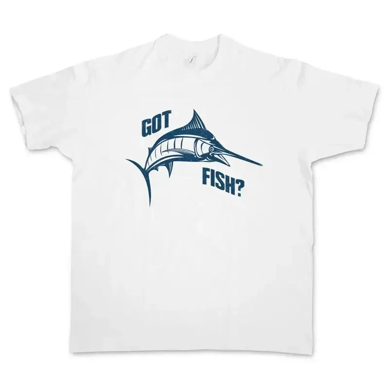 GOT FISH Fishing Fisher Rod Pole Bone Hunting River Sea and Line T SHIRT