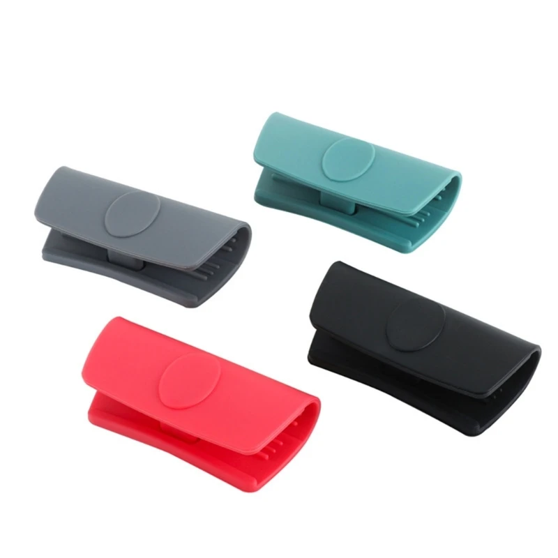 

10 шт., силиконовые держатели для ручек кастрюль, защитные чехлы с горячими ручками для кухонной посуды, термостойкие ручки,