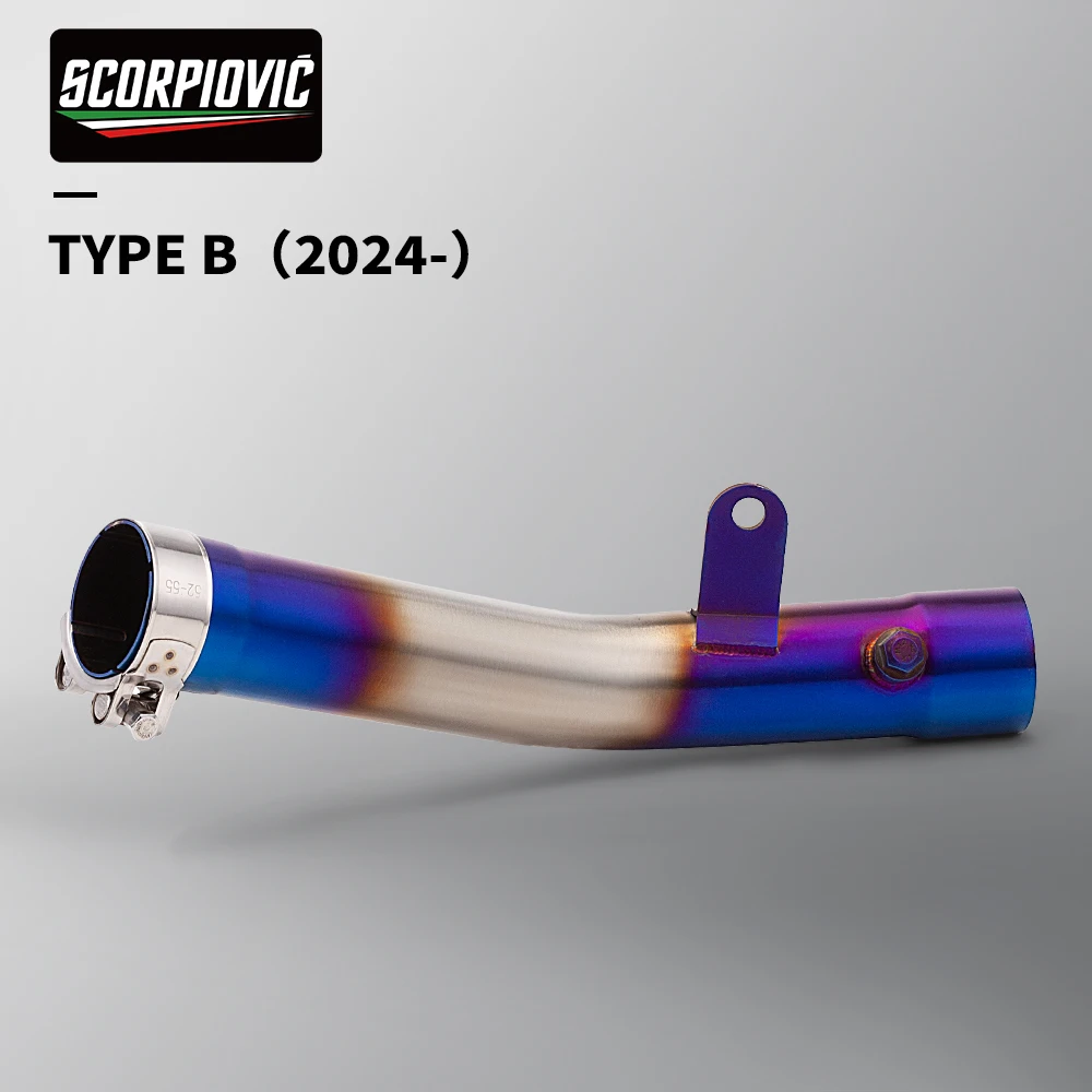 

Для мотоциклов ZX-6R ZX6R ZX636 2009-2024: выхлопная система Escape, глушитель, соединительная труба (51 мм), Slip-On