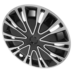 Cubo decorativo Caps para carro, decoração Hubcap, capas de rodas, roda automotiva, prata, preto