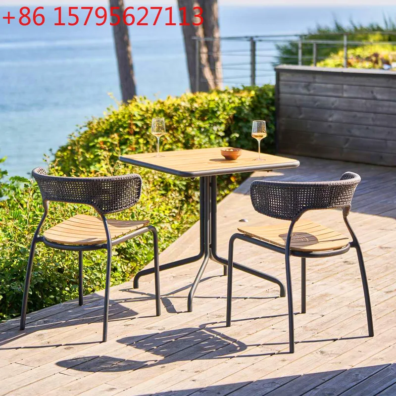 

Outdoor tables and chairs Sub-platform Sunscreen waterproof courtyard Balcony Leisure open-air outdoor garden Nordic rattan