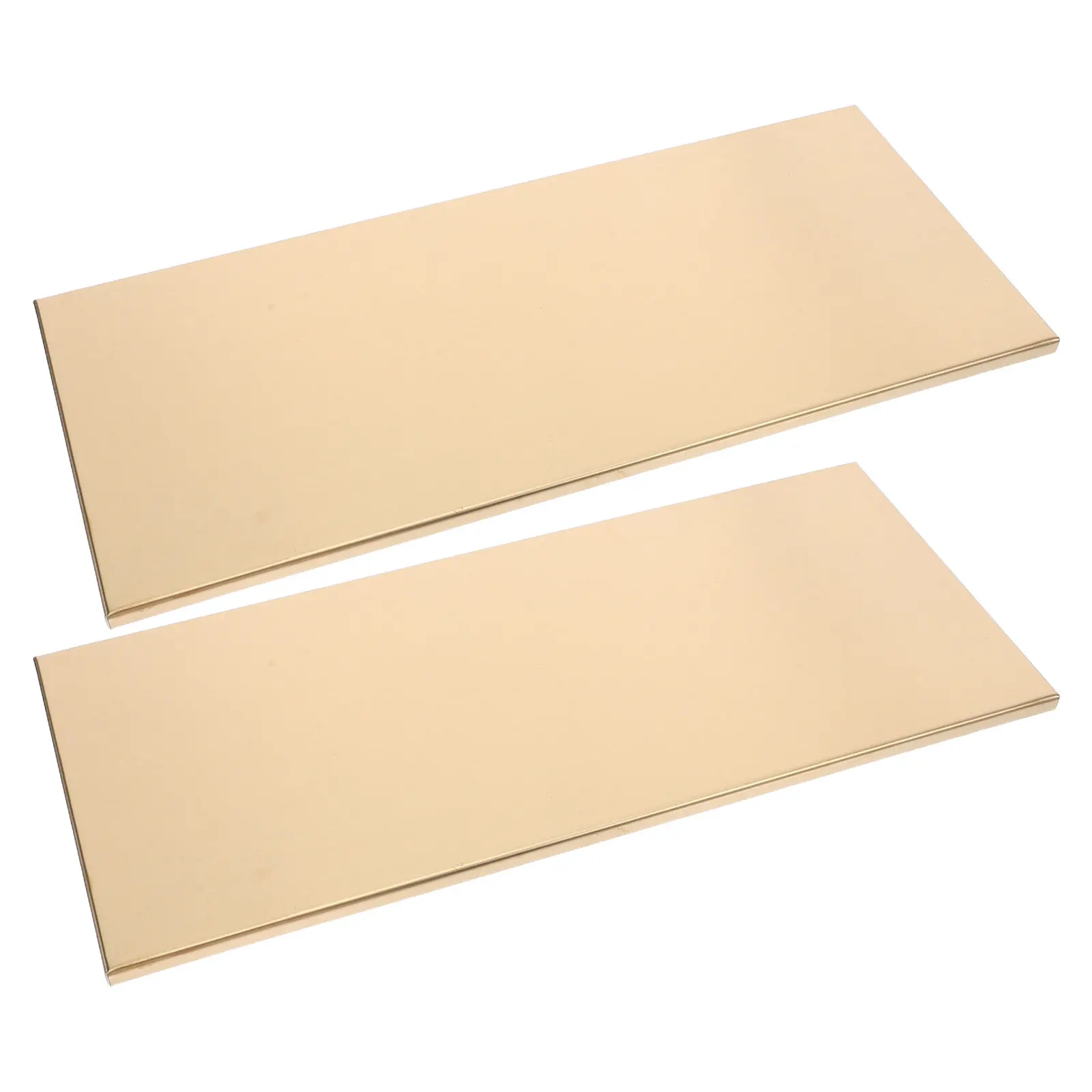 

2Pcs Metal Blank Door Sign Plate Adhesive Brushed Stainless Steel Office Hotel Apartment School Hospital Name Plates
