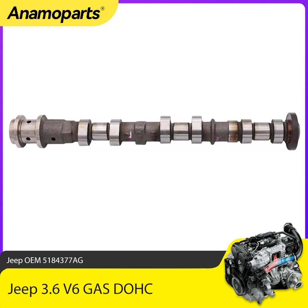 Exhaust Camshaft Fit 3.6 L For Jeep Dodge Grand Caravan Chrysler 3.6L ERB ERC V6 GAS DOHC 2011-2017 OEM 5184377AG