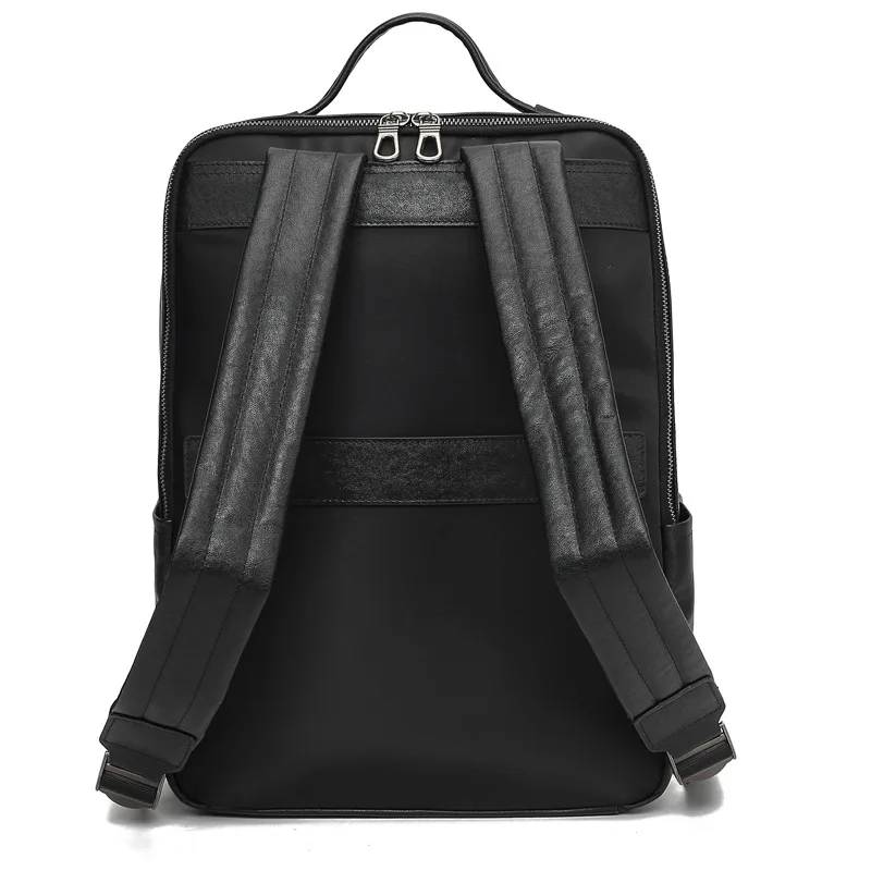 New Men's Genuine Leather Business Laptop Backpack Fashion Top Layer Cowhide Travel Large Capacity School Bag For Teenagers Men