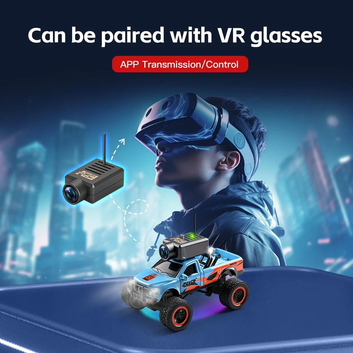 

2026 WLtoys 1/64 MINI High-Speed RC Car with App, Camera, VR Function, Three-Speed ​​Speed ​​and Cruise 2.4G ​Racing Car Toys