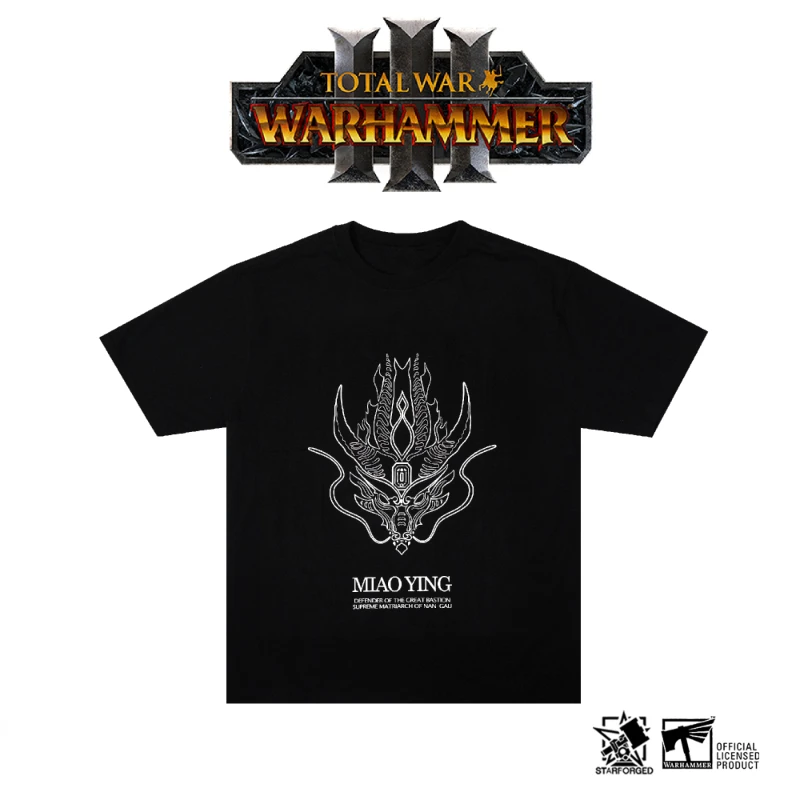 

[Звездная кастинговая звезда] Warhammer Total War III игровой периферический Products тематическая футболка Wei Bei Lie