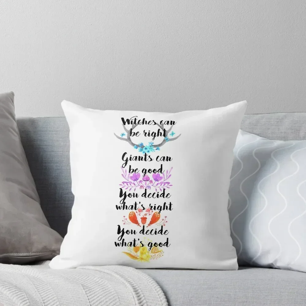 

Into the Woods - You Decide Throw Pillow Christmas s Covers Room decorating items Sofa Cushions Covers pillow