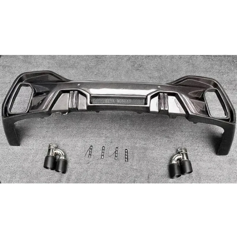 

Carbon Fiber Car Lip Exhaust Tips Sp X6 G06 M Sport 2020-2023 Rear Bumper Diffuser Sps Spoiler