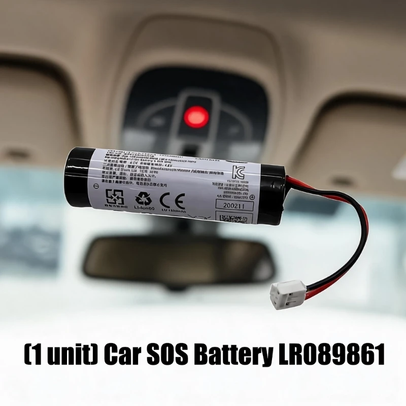 TCU Backup Battery 2 Pin Rechargeable Cell for Vehicle Emergency Call and Telematics System Repair Service, Compare X37F