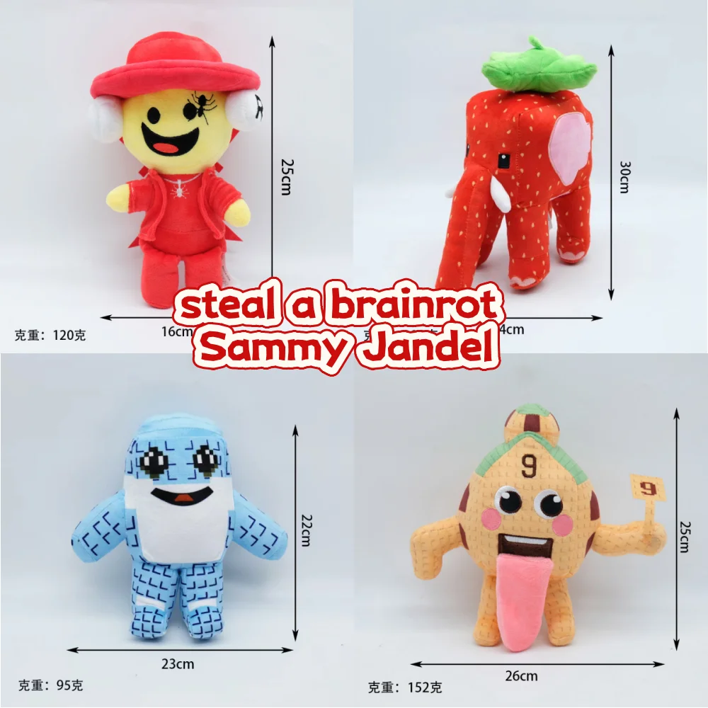 

Steal A Brainrot Esok Sekolah Plush Hot Game Peripheral Plushie Cute Cartoon No. 9 House Stuffed Doll Toy Gamer Fans Gift