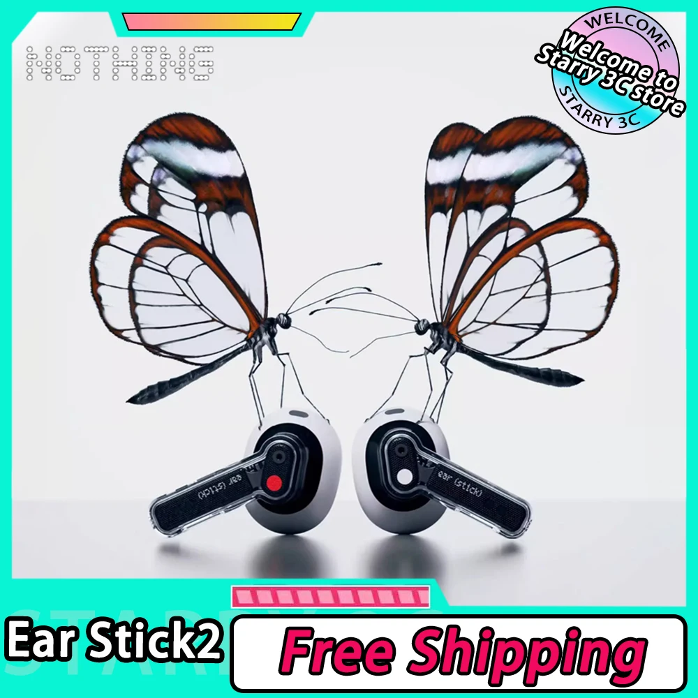 

Nothing Ear Stick2 Earphone True Wireless Bluetooth Long Battery Life HiFi Sport Waterproof Light Weight Earbuds Headphone Gifts