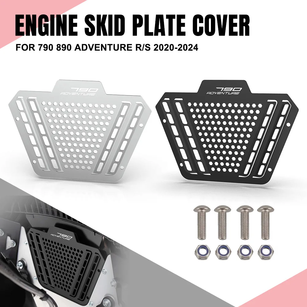 

Motorcycle Accessories Engine Guard Cover Protector Crap Flap Protector For 790 Adventure R S 2018-2023 890Adventure 790 890 Adv